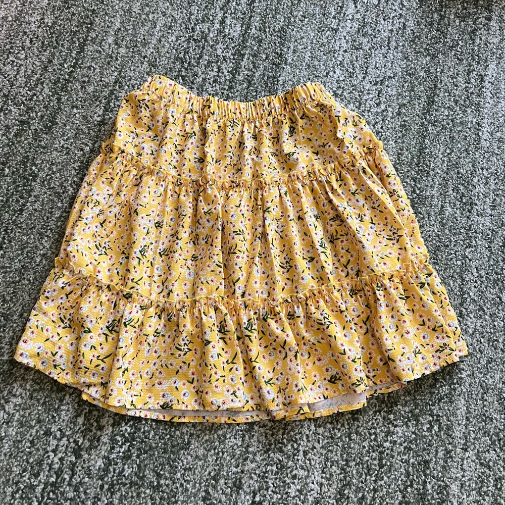 floral skirt